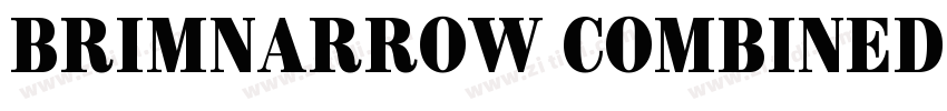 BrimNarrow Combined2字体转换
